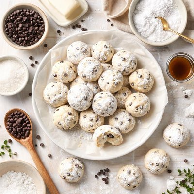 Image of Mini Chip Snowball Cookies