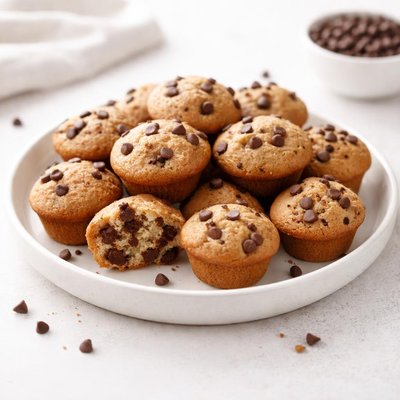 Image of Vegan Mini Chocolate Chip Muffins
