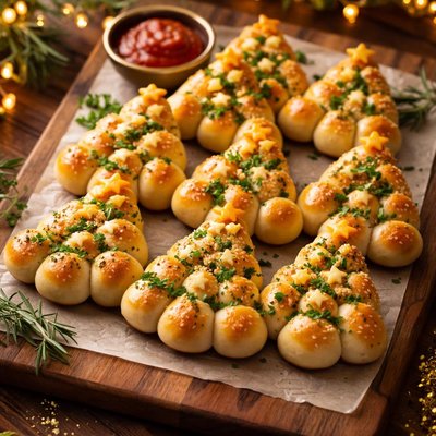 Image of Mini Christmas Tree Rolls
