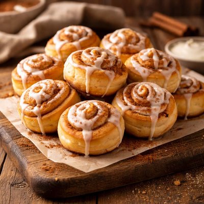 Image of Mini Cinnamon Buns Bread Machine Dough