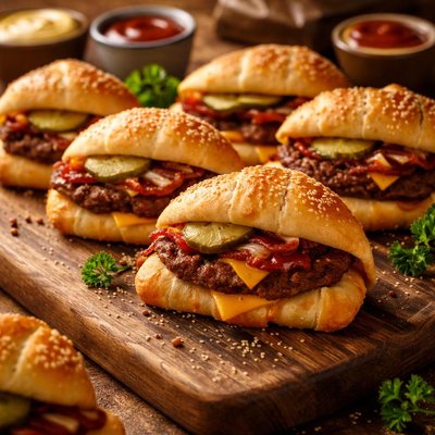 Image of Mini Crescent Burgers