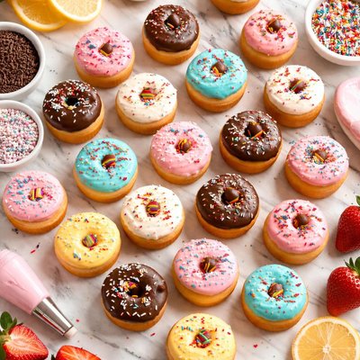 Image of Mini Cupcake Doughnuts