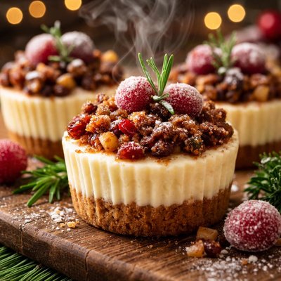 Image of Mini Fruit Mince Cheesecakes