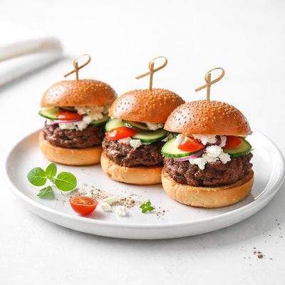 Image of Mini Greek Burgers