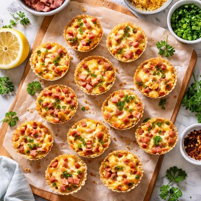 Image of Mini Ham Cheese Cups