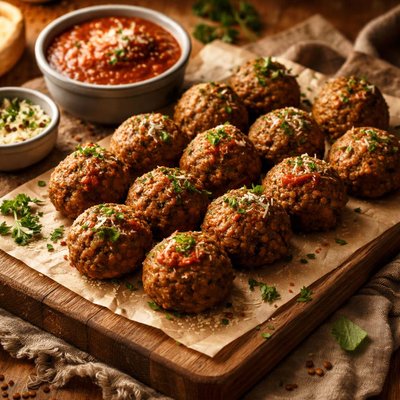Image of Mini Lentil Meatballs