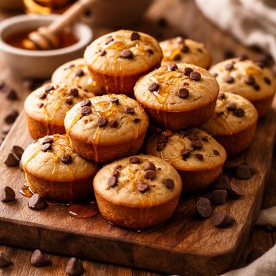 Image of Mini Maple Chocolate Chip Pancake Muffins