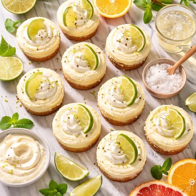 Image of Mini Margarita Cheesecakes