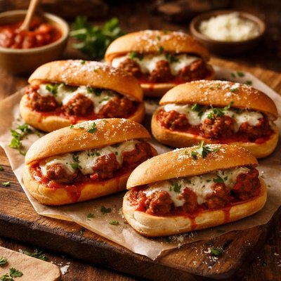 Image of Mini Meatball Heroes by Giada