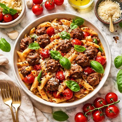 Image of Mini Meatball Penne