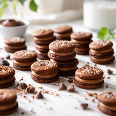 Image of Mini Milk Chocolate Sandwich Cookies