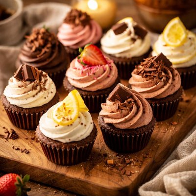 Image of Mini Mousse Cupcakes