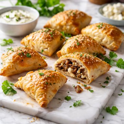 Image of Mini Mushroom Feta Turnovers