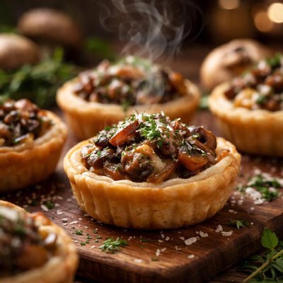 Image of Mini Mushroom Tart Appetizers