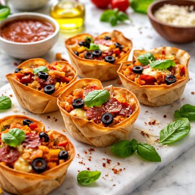 Image of Mini Pizza Wrappers