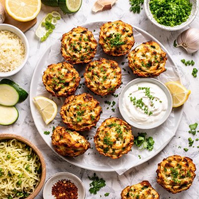 Image of Mini Potato Zucchini Kugels