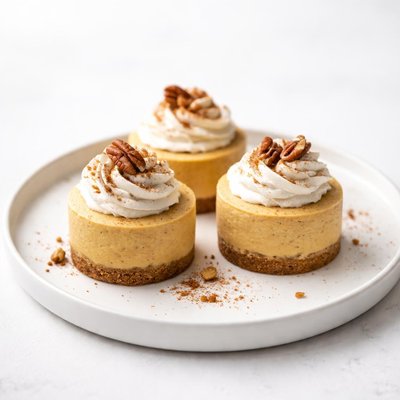Image of Mini Pumpkin Cheesecakes