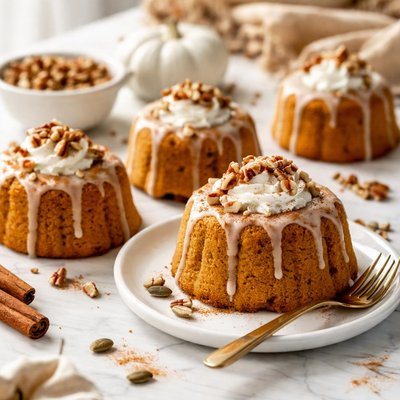 Image of Mini Pumpkin Pound Cakes