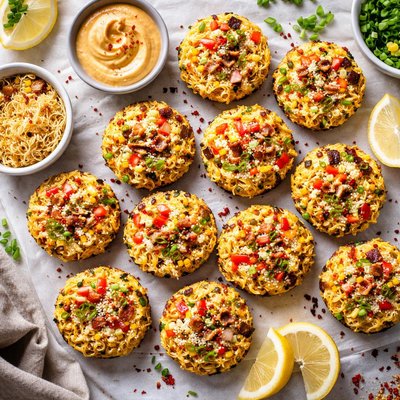 Image of Mini Ramen Noodle Frittatas