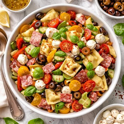 Image of Mini Ravioli Antipasto Salad