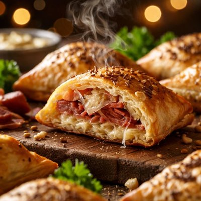 Image of Mini Reuben Turnovers