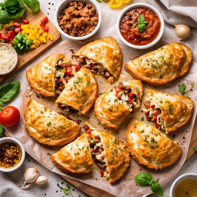 Image of Mini Sausage Calzones Oamc