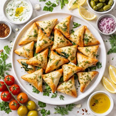 Image of Mini Spanakopita Greek Spinach Pies