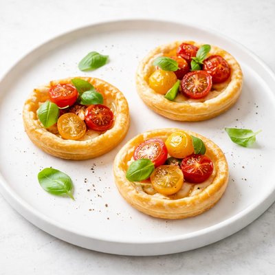 Image of Mini Tomato and Basil Tartlets