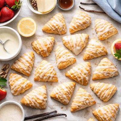 Image of Mini Vanilla Scones Like Starbucks