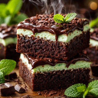 Image of Mint Chocolate Brownies