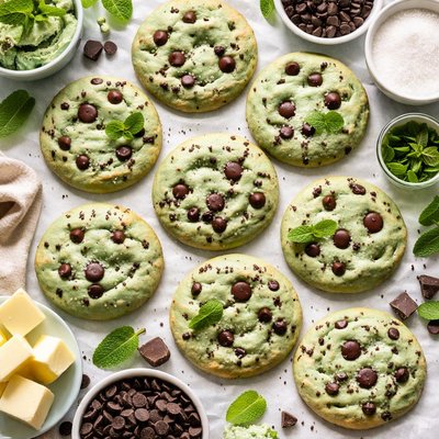 Image of Mint Chocolate Chip Cookies