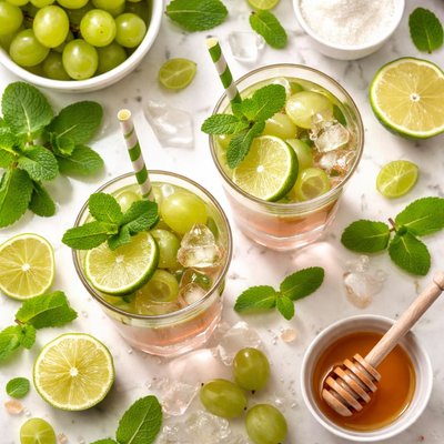 Image of Mint Grape Beverage