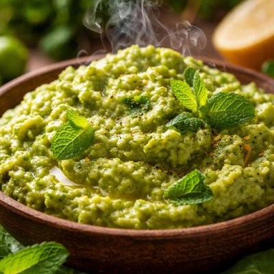 Image of Minted Broad Fava Bean Puree