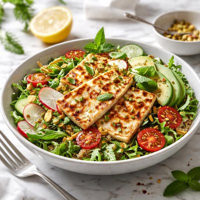 Image of Minted Haloumi Salad