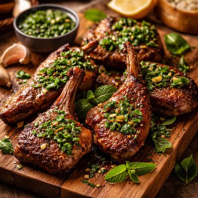 Image of Minted Lamb Chops