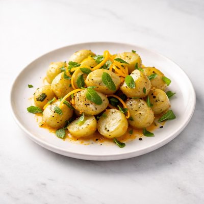 Image of Minted Orange Baby Potatoes
