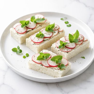 Image of Minted Radish Tea Sandwiches