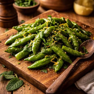Image of Minted Sugar Snap Peas