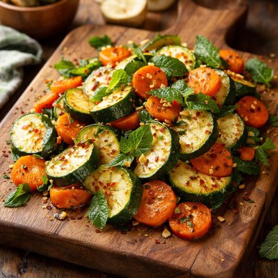 Image of Minted Zucchini and Carrots