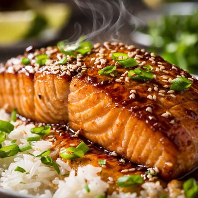 Image of Mirin Glazed Salmon