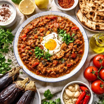 Image of Mirza Ghasemi Persian Eggplant Dip