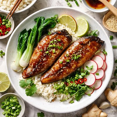 Image of Miso Glazed Sea Bass