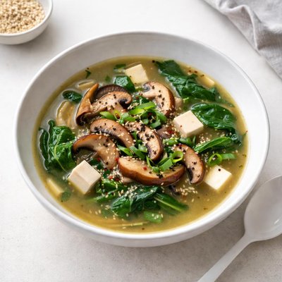 Image of Miso Shiitake Breakfast Soup