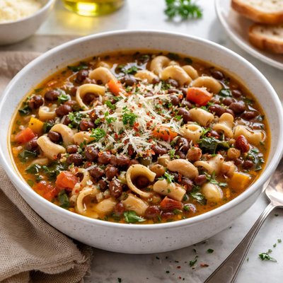 Image of Mix and Match Pasta and Bean Soup