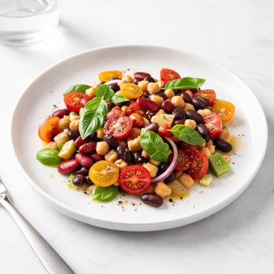 Image of Mixed Bean and Tomato Salad
