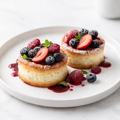 Image of Mixed Berry Ricotta Cakes