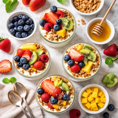 Image of Mixed Fruit Parfaits