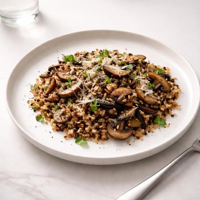 Image of Mixed Grain Mushroom Casserole