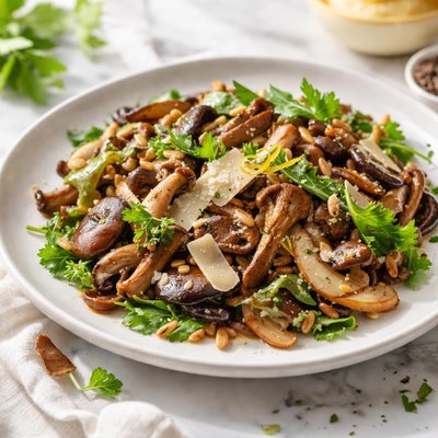 Image of Mixed Mushroom Salad Insalata Di Funghi Misti