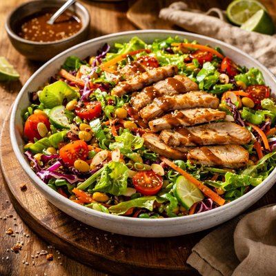 Image of Mixed Salad with Hoisin Vinaigrette